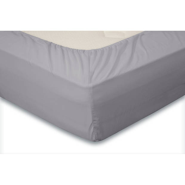 Eleganzzz Hoeslaken Jersey Katoen Stretch 35cm Hoge Hoek - licht grijs 140x210/220cm - 160x200cm