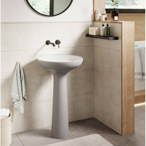 Badplaats Staand toiletmeubel Duncan 50cm - mat grijs