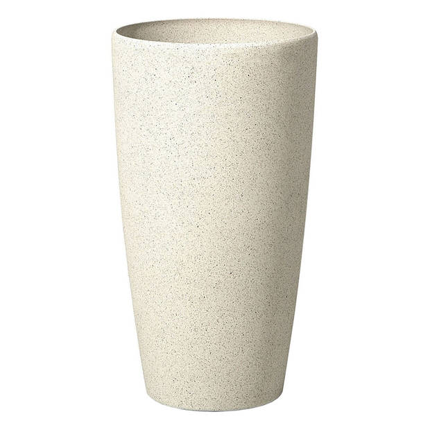 Beliani ABDERA - plantenbak voor buiten-Beige-Stenenmix