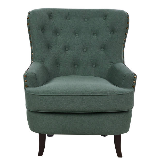 Beliani VIBORG II - Fauteuil-Groen-Polyester