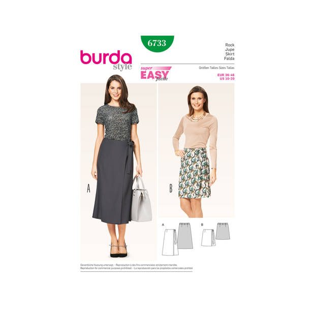 Burda Groen - Rok