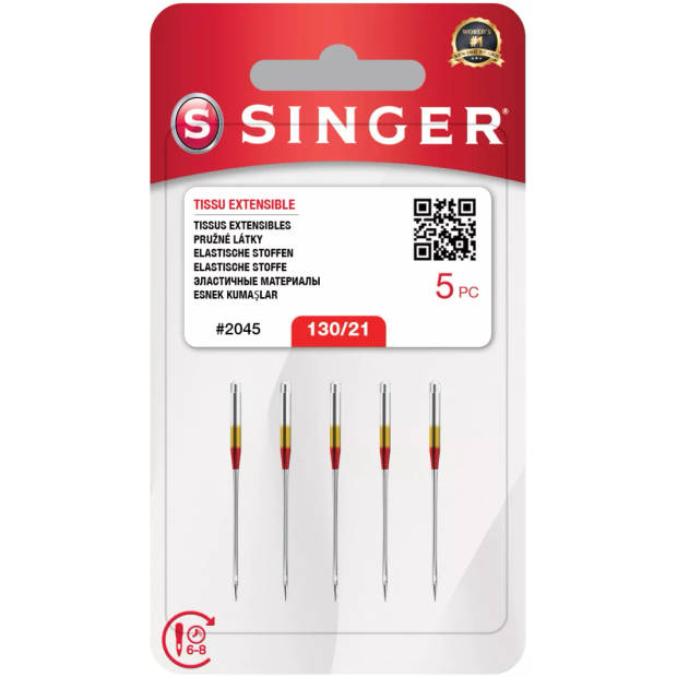 Singer Stretch 2045 130 Naalden (5 stuks )