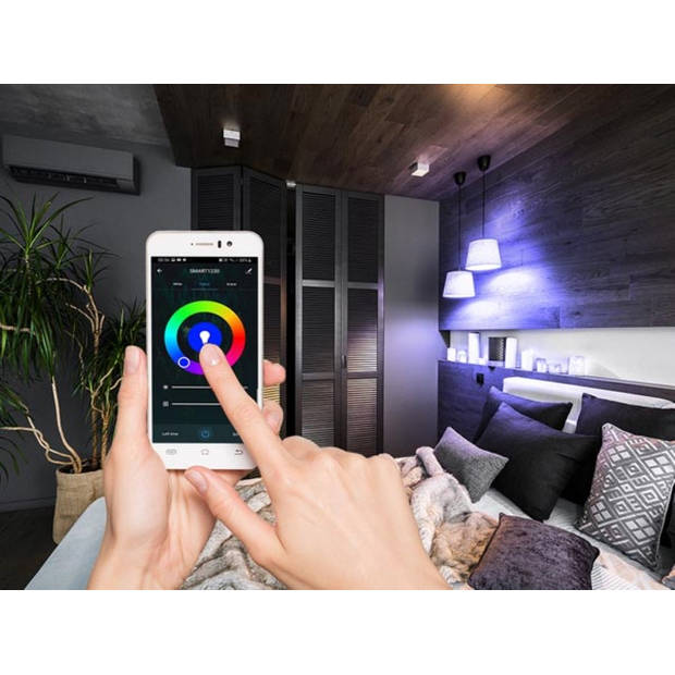 Velleman - Smart wifi rgb-lamp koudwit & warmwit e27 a60