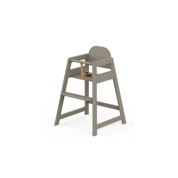 Geuther Emma Houten Kinderstoel - Kinderzetel - Baby Eetstoel voor aan Tafel - Taupe - 54cm zithoogte