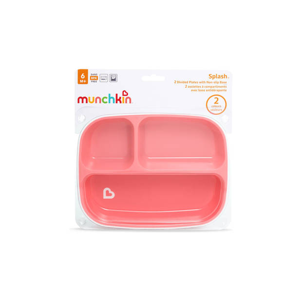 Munchkin - Anti-slip Bordjes - Roze/Paars