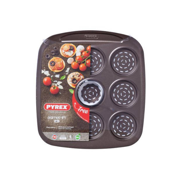 Pyrex - Bakplaat voor Mini Pizza's - Pyrex Asimetria