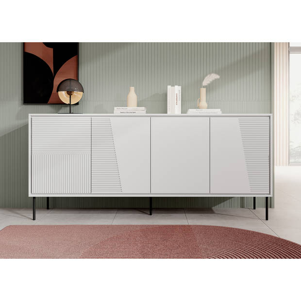 Meubella Dressoir Blanes - Wit - 200 cm