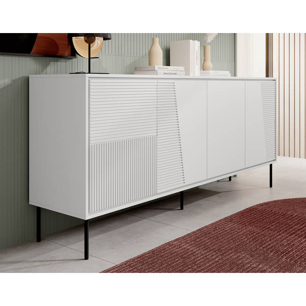 Meubella Dressoir Blanes - Wit - 200 cm