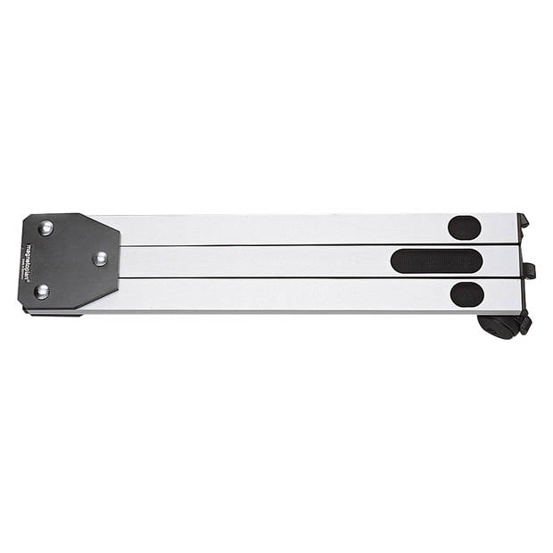 Magnetoplan tafel -stod drie -arm voet flipchart chassis - met 3 rollen - zilver/zwart