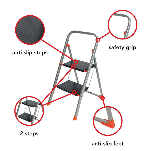 Stepix stool 2 steps