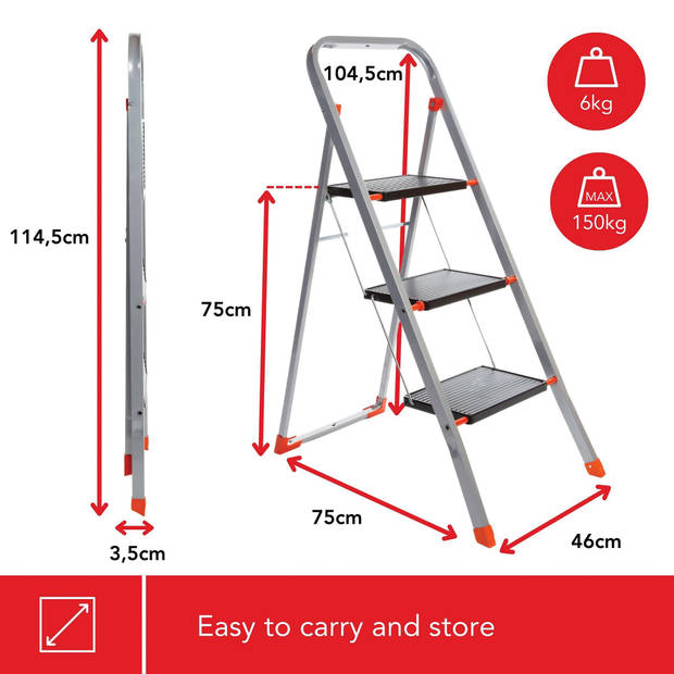 Stepix stool 3 steps