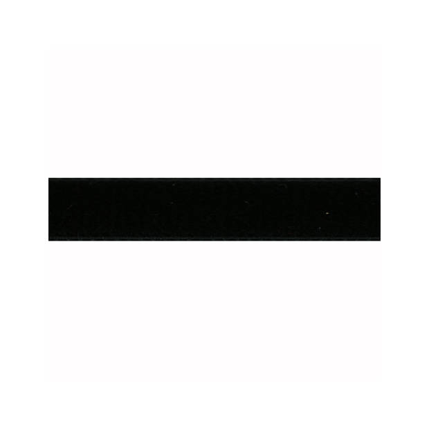 Fluweelband 23mm-zwart