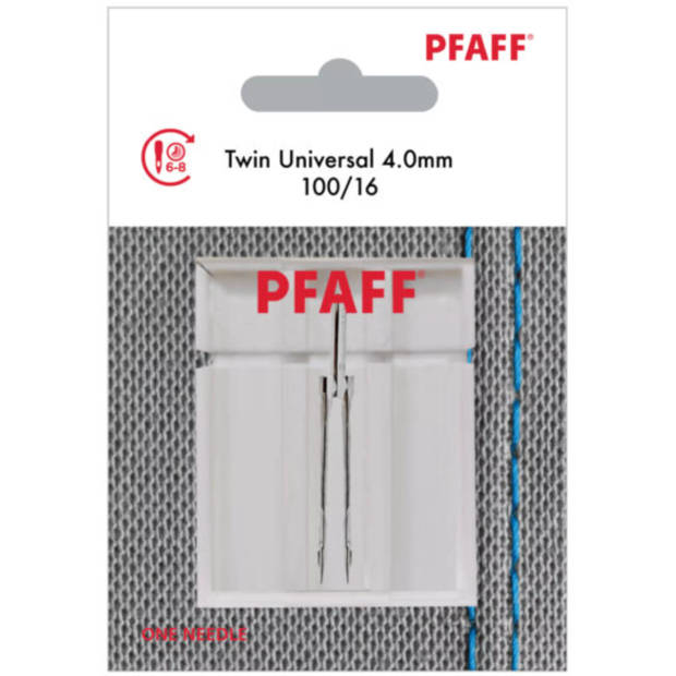 Pfaff Tweelingnaald Universal / 100 / 4mm (1 stuk) Naalden