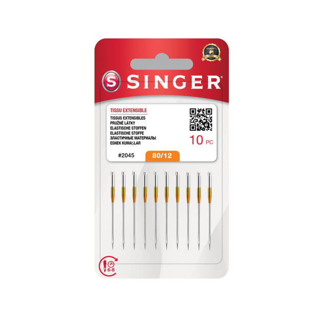 Singer Stretch 2045 80 (10 stuks) Naalden