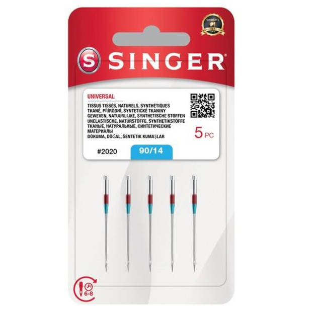 Singer Universal 2020 90 (5 stuks) Naalden