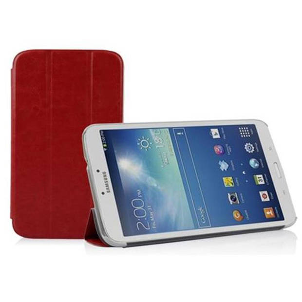 Cadorabo Tablet Hoesje geschikt voor Samsung Galaxy Tab 3 (8 inch) in DATUM BRUIN - Beschermhoes Case Cover Auto Wake up