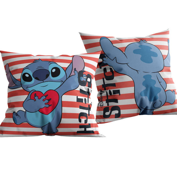 Disney Lilo & Stitch Kussen, Hart - 40 x 40 cm - Polyester