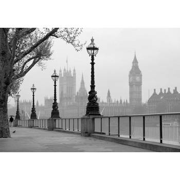Fotobehang - London Fog 366x254cm - Papierbehang