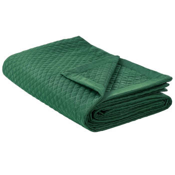 Beliani NAPE - Sprei-Groen-Polyester