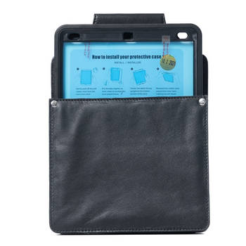 Horeca - Holster - XL - iPad - Leer - Zwart