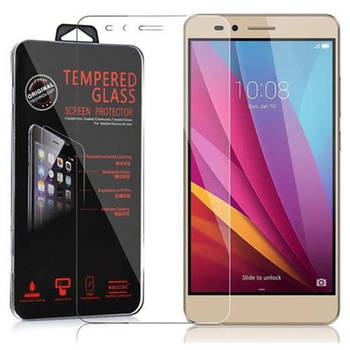 Cadorabo Screenprotector geschikt voor Honor 5X / Play 5X / Huawei GR5 2016 in KRISTALHELDER - Tempered Display Pantser