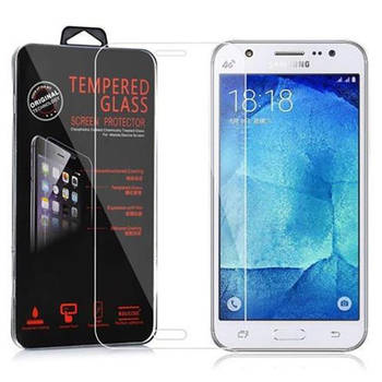 Cadorabo Screenprotector geschikt voor Samsung Galaxy J5 2015 in KRISTALHELDER - Tempered Display Pantser Film