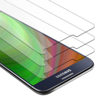 Cadorabo 3x Screenprotector geschikt voor Samsung Galaxy A7 2015 in KRISTALHELDER - Tempered Display Pantser Film