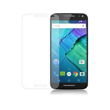 Cadorabo Screenprotector geschikt voor Motorola MOTO X STYLE in KRISTALHELDER - Tempered Display Pantser Film