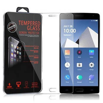 Cadorabo Screenprotector geschikt voor OnePlus 2 in KRISTALHELDER - Tempered Display Pantser Film beschermglas