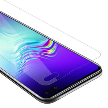 Cadorabo Screenprotector geschikt voor Samsung Galaxy S10 5G in KRISTALHELDER - Tempered Display Pantser Film