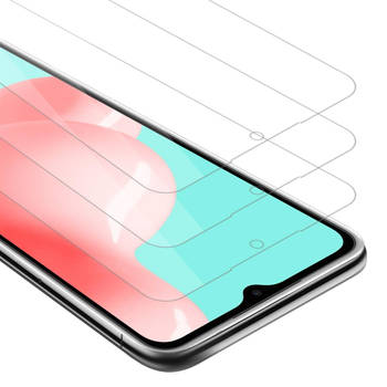 Cadorabo 3x Screenprotector geschikt voor Samsung Galaxy A72 4G / 5G in KRISTALHELDER - Tempered Display Pantser Film