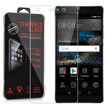 Cadorabo Screenprotector geschikt voor Huawei P8 in KRISTALHELDER - Tempered Display Pantser Film beschermglas