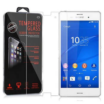 Cadorabo Screenprotector geschikt voor Sony Xperia Z3 in KRISTALHELDER - Tempered Display Pantser Film beschermglas