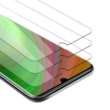 Cadorabo 3x Screenprotector geschikt voor Huawei P30 PRO in KRISTALHELDER - Tempered Display Pantser Film beschermglas