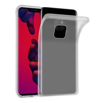 Cadorabo Hoesje geschikt voor Huawei MATE 20 PRO in VOLLEDIG TRANSPARANT - Beschermhoes Cover gemaakt van TPU Silicone