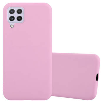 Cadorabo Hoesje geschikt voor Samsung Galaxy A22 4G / M22 / M32 4G in CANDY ROZE - Beschermhoes TPU silicone Case Cover