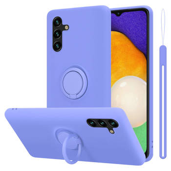 Cadorabo Hoesje geschikt voor Samsung Galaxy A13 5G in LIQUID LICHT PAARS - Beschermhoes van TPU silicone Case Cover met