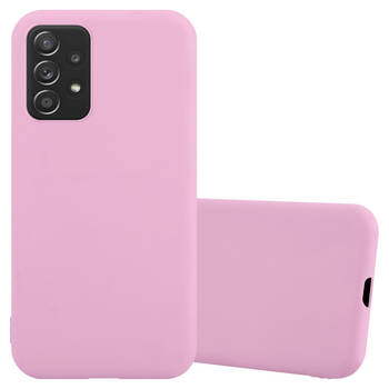 Cadorabo Hoesje geschikt voor Samsung Galaxy A52 (4G / 5G) / A52s in CANDY ROZE - Beschermhoes TPU silicone Case Cover
