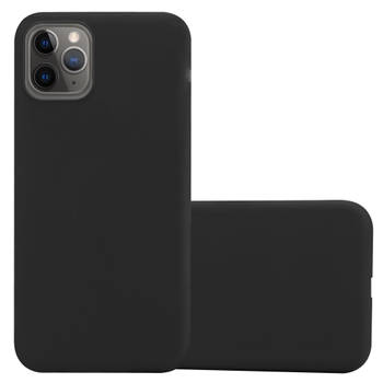Cadorabo Hoesje geschikt voor Apple iPhone 13 PRO in CANDY ZWART - Beschermhoes TPU silicone Case Cover