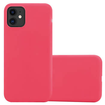 Cadorabo Hoesje geschikt voor Apple iPhone 11 in CANDY ROOD - Beschermhoes TPU silicone Case Cover