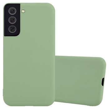 Cadorabo Hoesje geschikt voor Samsung Galaxy S22 in CANDY PASTEL GROEN - Beschermhoes TPU silicone Case Cover