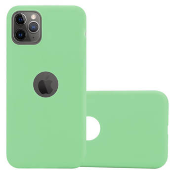 Cadorabo Hoesje geschikt voor Apple iPhone 11 PRO MAX in CANDY PASTEL GROEN - Beschermhoes TPU silicone Case Cover