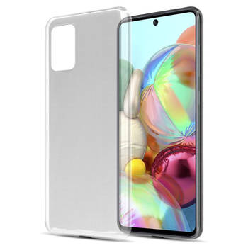 Cadorabo Hoesje geschikt voor Samsung Galaxy A71 5G in VOLLEDIG TRANSPARANT - Beschermhoes Cover gemaakt van TPU