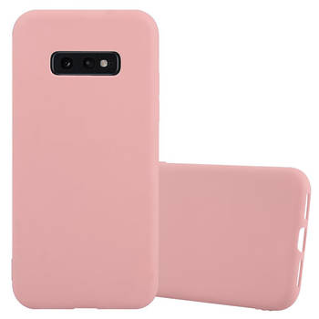 Cadorabo Hoesje geschikt voor Samsung Galaxy S10e in CANDY ROZE - Beschermhoes TPU silicone Case Cover