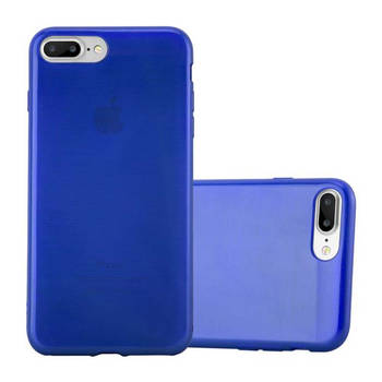 Cadorabo Hoesje geschikt voor Apple iPhone 7 PLUS / 7S PLUS / 8 PLUS in BLAUW - Beschermhoes TPU silicone Case Cover