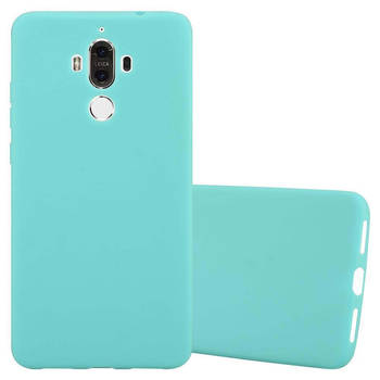 Cadorabo Hoesje geschikt voor Huawei MATE 9 in CANDY BLAUW - Beschermhoes TPU silicone Case Cover