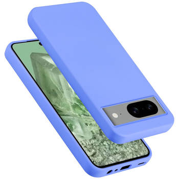 Cadorabo Hoesje geschikt voor Google PIXEL 8 Case in LIQUID LICHT PAARS - Beschermhoes TPU silicone Cover