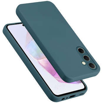 Cadorabo Hoesje geschikt voor Samsung Galaxy A35 Case in LIQUID GROEN - Beschermhoes TPU silicone Cover