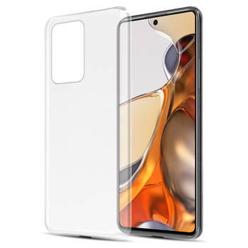 Cadorabo Hoesje geschikt voor Xiaomi 11T / 11T PRO in VOLLEDIG TRANSPARANT - Beschermhoes Cover gemaakt van TPU Silicone