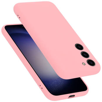 Cadorabo Hoesje geschikt voor Samsung Galaxy S24 PLUS Case in LIQUID ROZE - Beschermhoes TPU silicone Cover